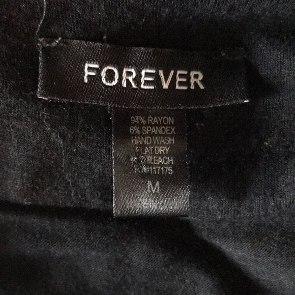 Black Empire Waist Dress w/ Rosette Detail - Picture 3 of 3